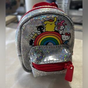 Sanrio Silver Glitter Kids Backpack